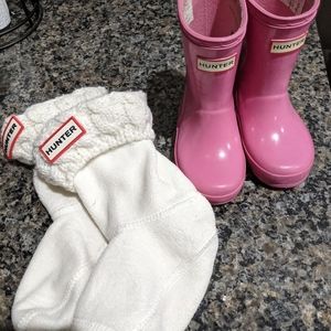 Toddler Pink Hunter Boots